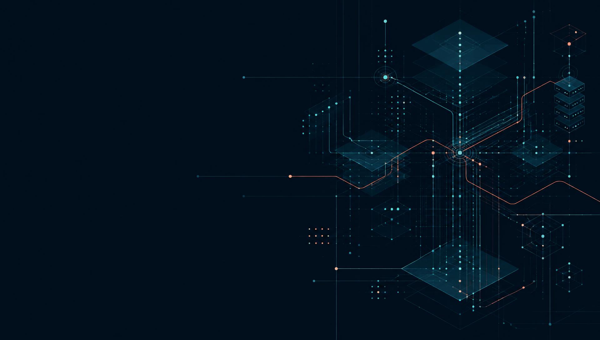 Abstract architectural network of connected software systems